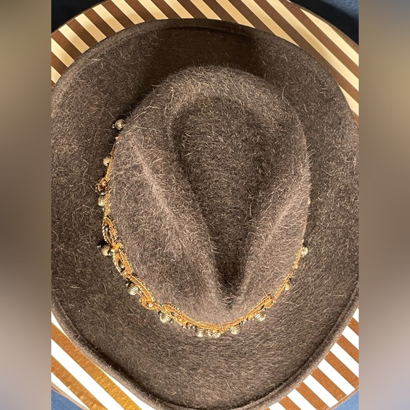 Wool Western Eric Javits hat from Henri Bendel, with original box - Picture 2 of 7